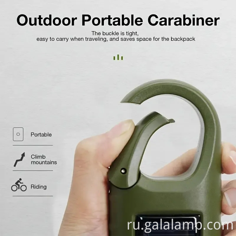 Аварийный фонарик с солнечной энергией с ручной зарядной лампой